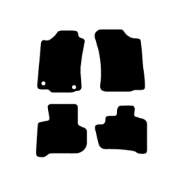 Alfombras de Moqueta,  Toyota LAND CRUISER J9-90 CORTO (1996-2002 ), Color Negro, Calidad Standard, REF: TY0023S2N