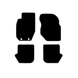 Alfombras de Moqueta,  Toyota RAV 4 3 PUERTAS (2000-2006 ), Color Negro, Calidad Standard, REF: TY0033S2N