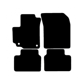 Alfombras de Moqueta,  Suzuki SWIFT (2010-2017), Color Negro, Calidad Standard, REF: SZ0009S2N