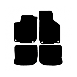 Alfombras de Moqueta,  Volkswagen GOLF IV (1997-2003), Color Negro, Calidad Standard, REF: VW0018S2N