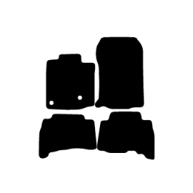 Alfombras de Moqueta,  Toyota LAND CRUISER J15-150 (2009 -Presente), Color Negro, Calidad Standard, REF: TY0026S2N