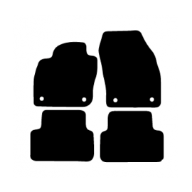 Alfombras de Moqueta,  Volkswagen T-CROSS (2019-Presente), Color Negro, Calidad Standard, REF: VW0041S2N