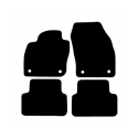 Alfombras de Moqueta,  Volkswagen T-CROSS (2019-Presente), Color Negro, Calidad Standard, REF: VW0041S2N