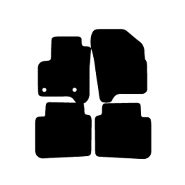 Alfombras de Moqueta,  Citroen C3 PICASSO (2009-2019), Color Gris Jaspeado, Calidad Standard, REF: CT0013S2GJ