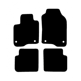 Alfombras de Moqueta,  Fiat PANDA CROSS (2016-Presente), Color Gris Jaspeado, Calidad Standard, REF: FT0026S2GJ