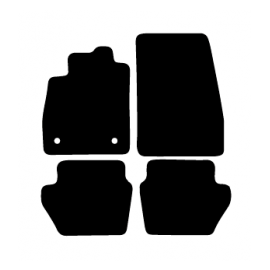 Alfombras de Moqueta,  Ford PUMA (2020-Presente), Color Gris Jaspeado, Calidad Standard, REF: FD0037S2GJ