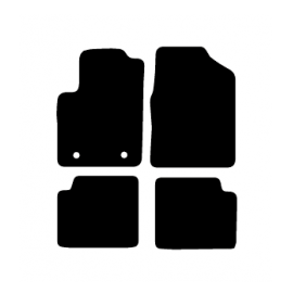 Alfombras de Moqueta,  Ford KA (2008-2016), Color Gris Jaspeado, Calidad Standard, REF: FD0025S2GJ