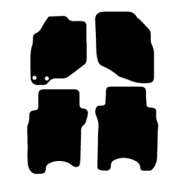Alfombras de Moqueta,  Honda JAZZ (2001-2008), Color Gris Jaspeado, Calidad Standard, REF: HN0022S2GJ