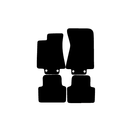 Alfombras de Moqueta,  Jaguar XJ (2003-2007), Color Gris Jaspeado, Calidad Standard, REF: JG0012S2GJ