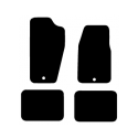 Alfombras de Moqueta,  Jeep CHEROKEE XJ (1984-2001), Color Gris Jaspeado, Calidad Standard, REF: JE0004S2GJ