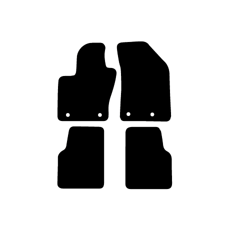 Alfombras de Moqueta,  Jeep COMPASS (2017-Presente), Color Gris Jaspeado, Calidad Standard, REF: JE0006S2GJ