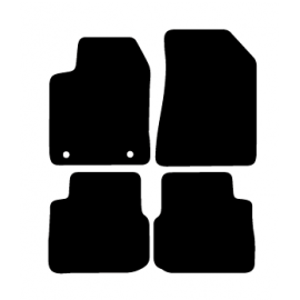 Alfombras de Moqueta,  Land Rover DEFENDER (1983-2016), Color Gris Jaspeado, Calidad Standard, REF: LR0001S2GJ