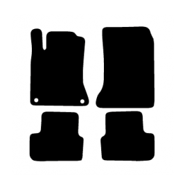 Alfombras de Moqueta,  Mercedes W246 CLASE B (2011-2019), Color Gris Jaspeado, Calidad Standard, REF: MC0072S2GJ