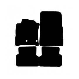 Alfombras de Moqueta,  Renault GRAND MODUS (2008-2012), Color Gris Jaspeado, Calidad Standard, REF: RT0013S2GJ