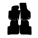 Alfombras de Moqueta,  Skoda SUPERB (2001-2008), Color Gris Jaspeado, Calidad Standard, REF: SK0011S2GJ