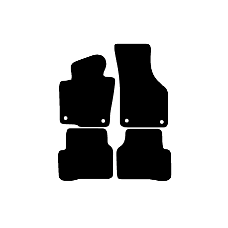 Alfombras de Moqueta,  Volkswagen PASSAT B7 (2010-2014), Color Gris Jaspeado, Calidad Standard, REF: VW0028S2GJ