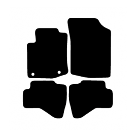Alfombras de Moqueta,  Toyota AYGO (2005-2014), Color Gris Jaspeado, Calidad Standard, REF: TY0006S2GJ