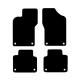 Alfombras de Moqueta,  Alfa Romeo 155 (1992-1998), Color Negro, Calidad Premium, REF: AR0005P2N