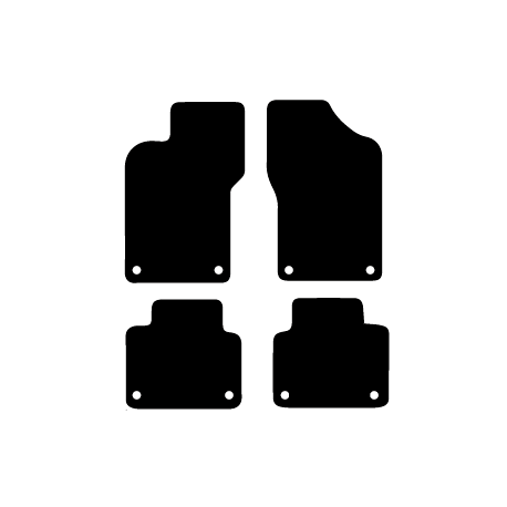 Alfombras de Moqueta,  Alfa Romeo 155 (1992-1998), Color Negro, Calidad Premium, REF: AR0005P2N