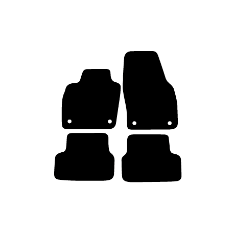 Alfombras de Moqueta,  Audi A1 (2018-2021), Color Negro, Calidad Premium, REF: AD0004P2N