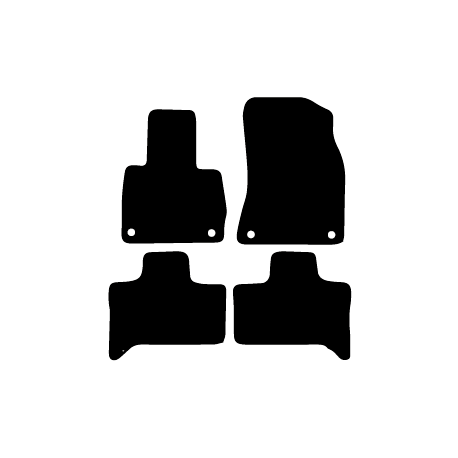 Alfombras de Moqueta,  BMW E53 X5 (1999-2007), Color Negro, Calidad Premium, REF: BW0010P2N
