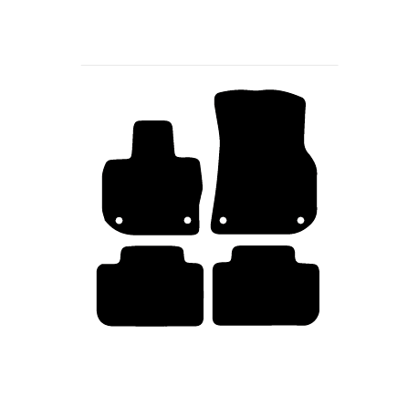 Alfombras de Moqueta,  BMW G01 X3 (2017-Presente), Color Negro, Calidad Premium, REF: BW0060P2N