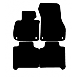 Alfombras de Moqueta,  BMW F46 SERIE 2 (2015-Presente), Color Negro, Calidad Premium, REF: BW0058P2N