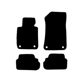 Alfombras de Moqueta,  BMW E81 SERIE 1 3 PUERTAS (2007-2012), Color Negro, Calidad Premium, REF: BW0018P2N