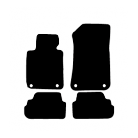 Alfombras de Moqueta,  BMW E88 SERIE 1 CABRIO (2008-2014), Color Negro, Calidad Premium, REF: BW0024P2N