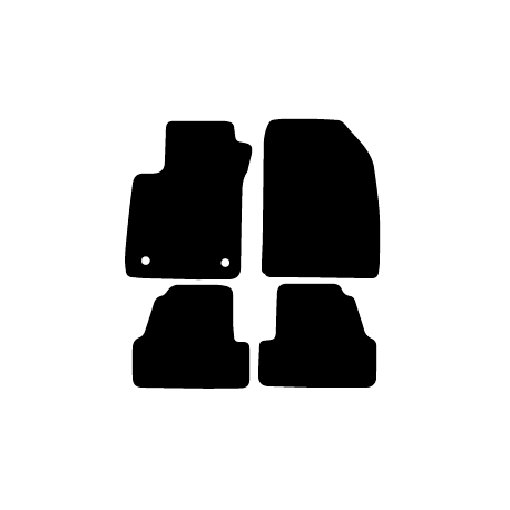 Alfombras de Moqueta,  Chevrolet TRAX (2013-)-Presente), Color Negro, Calidad Premium, REF: CH0016P2N