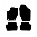 Alfombras de Moqueta,  Citroen DS4 (2010-Presente), Color Negro, Calidad Premium, REF: CT0030P2N