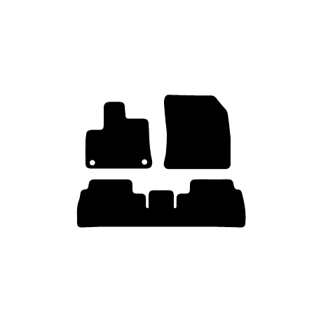 Alfombras de Moqueta,  Citroen BERLINGO (2018-Presente), Color Negro, Calidad Premium, REF: CT0005P2N