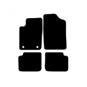 Alfombras de Moqueta,  Citroen XSARA (1997-2006), Color Negro, Calidad Premium, REF: CT0046P2N