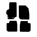 Alfombras de Moqueta,  Citroen C ELYSEE (2013-2019), Color Negro, Calidad Premium, REF: CT0006P2N