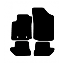 Alfombras de Moqueta,  Citroen C3 PLURIEL (2003-2010), Color Negro, Calidad Premium, REF: CT0014P2N