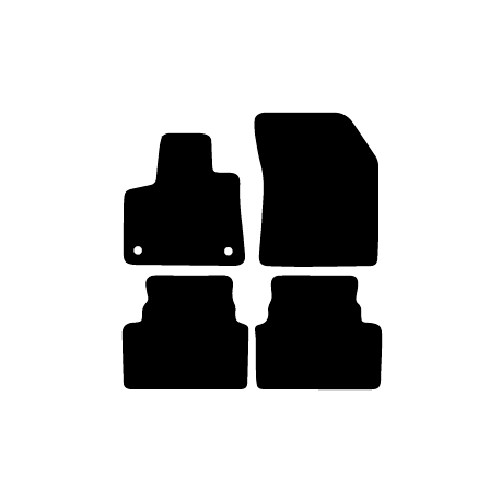 Alfombras de Moqueta,  Citroen C5 AIRCROSS (2019-Presente), Color Negro, Calidad Premium, REF: CT0024P2N