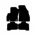Alfombras de Moqueta,  Citroen NEMO (2008-2019), Color Negro, Calidad Premium, REF: CT0042P2N