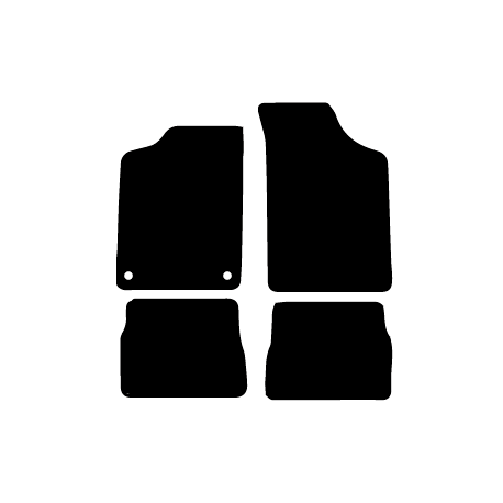 Alfombras de Moqueta,  Citroen AX (1986-1998), Color Negro, Calidad Premium, REF: CT0002P2N