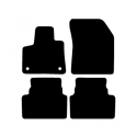Alfombras de Moqueta,  Citroen DS7 (2018-Presente), Color Negro, Calidad Premium, REF: CT0032P2N