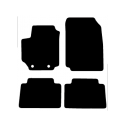 Alfombras de Moqueta,  Fiat CROMA (2005-2011), Color Negro, Calidad Premium, REF: FT0010P2N