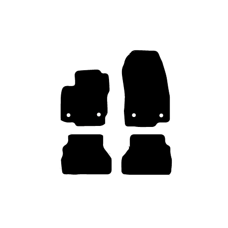 Alfombras de Moqueta,  Ford B-MAX (2012-Presente), Color Negro, Calidad Premium, REF: FD0001P2N