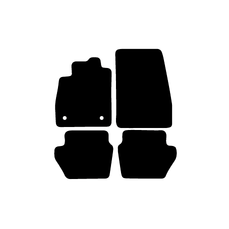 Alfombras de Moqueta,  Ford PUMA (2020-Presente), Color Negro, Calidad Premium, REF: FD0037P2N