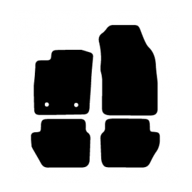 Alfombras de Moqueta,  Ford ECOSPORT (2017-Presente), Color Negro, Calidad Premium, REF: FD0006P2N