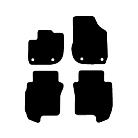 Alfombras de Moqueta,  Honda JAZZ (2018-Presente), Color Negro, Calidad Premium, REF: HN0025P2N