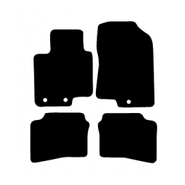Alfombras de Moqueta,  Hyundai I20 (2014-2018 3 Y 5 PUERTAS), Color Negro, Calidad Premium, REF: HY0011P2N