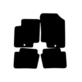 Alfombras de Moqueta,  Hyundai I20 (2008-2014 3 Y 5 PUERTAS), Color Negro, Calidad Premium, REF: HY0010P2N