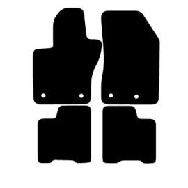 Alfombras de Moqueta,  Jeep RENEGADE (2014-Presente), Color Negro, Calidad Premium, REF: JE0011P2N