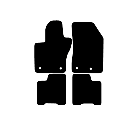 Alfombras de Moqueta,  Jeep RENEGADE (2014-Presente), Color Negro, Calidad Premium, REF: JE0011P2N