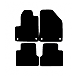 Alfombras de Moqueta,  Jeep CHEROKEE KL (2014-Presente), Color Negro, Calidad Premium, REF: JE0003P2N