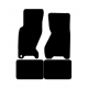 Alfombras de Moqueta,  Jeep GRAND CHEROKEE (1998-2004), Color Negro, Calidad Premium, REF: JE0007P2N
